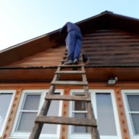 Работы по внешней отделке (ремонту) деревянного дома